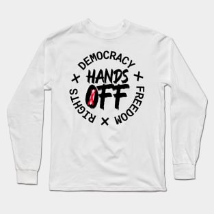 Hands Off Protest 2025 Long Sleeve T-Shirt